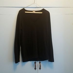 Black JCrew Pullover Sweater